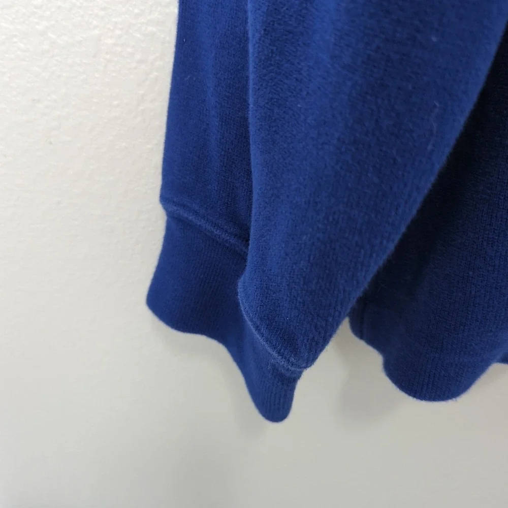Polo Ralph Lauren Sweater Mens Size Large Royal Blue Long Sleeve 100% Cotton 151